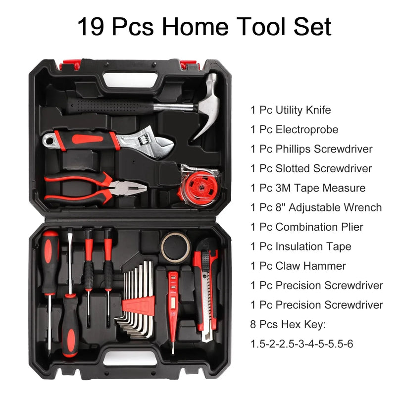 Load image into Gallery viewer, 19/43/108pcs Hardware Household Hand Tool Kit Set
