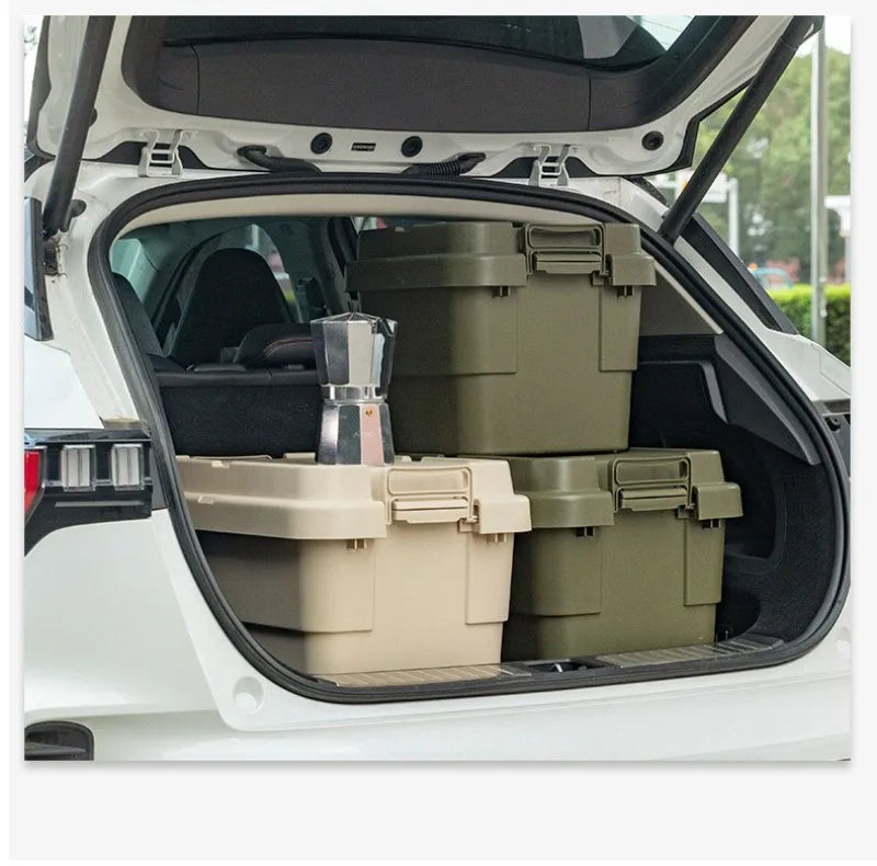 Load image into Gallery viewer, Large Capacity Household Storage Box Portable Outdoor Camping Picnic Waterproof Dustproof Multifunctional Home Storage Box
