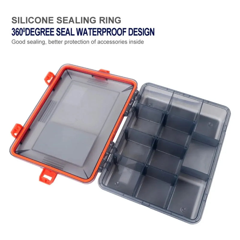 Load image into Gallery viewer, Fishing Tackle Box Large Capacity Waterproof Accessories Hook Storage Lure Bait Tray Storage Lure Bait Organizer Boxes
