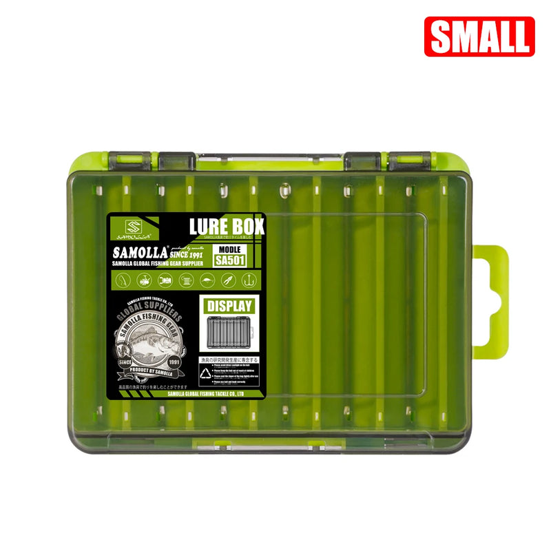 Load image into Gallery viewer, Fishing Tackle Box 14 Compartments Fishing Accessories Lure Hook Storage Case Double Sided Fishing Tool Organizer Boxes
