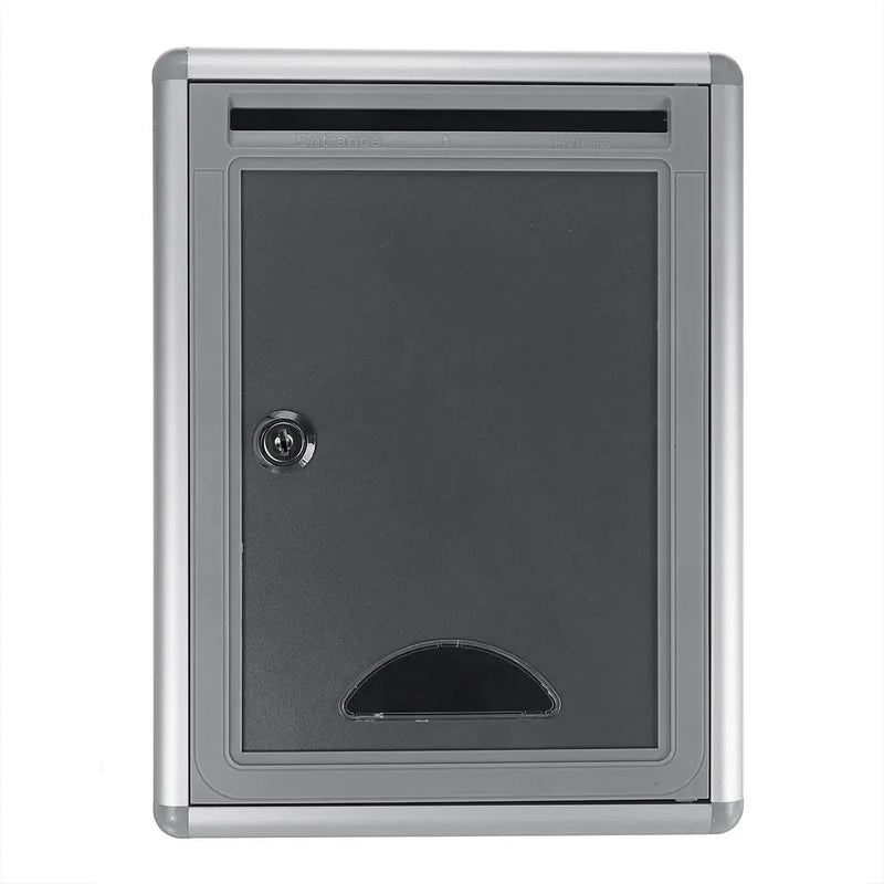 Load image into Gallery viewer, Aluminum Alloy Post Box Wall Mount Mail Iron Letter Holder Storage Outdoor Security Lockable Mailbox Home Balcony Garden Decor
