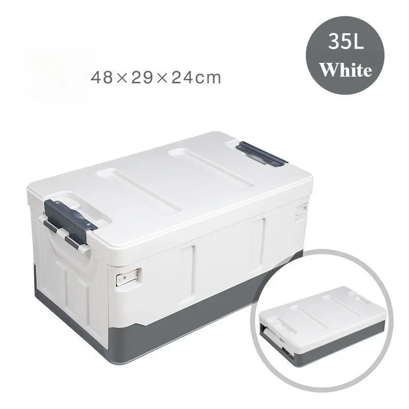 Load image into Gallery viewer, Large Camping Storage Box Portable Waterproof Container Outdoor Storage Case Durable Multi Purpose Foldable Car Trunk Organizer
