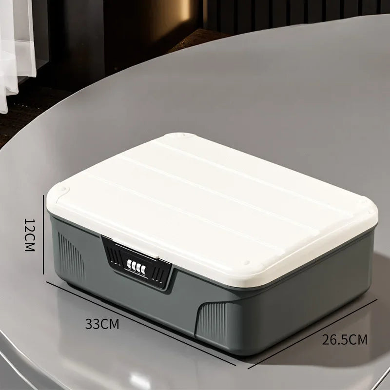 Load image into Gallery viewer, Safe Security Storage Box Passport Cash Organizer Case Household Valuables Jewelry Document Privacy Security Storage Safe Box

