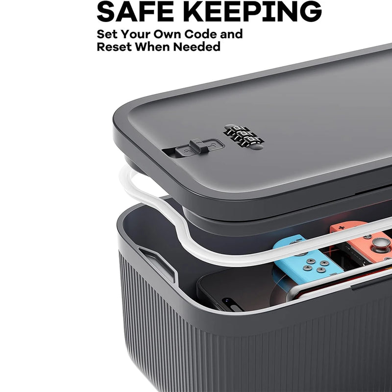 Load image into Gallery viewer, Lock Box with Locker,Lockbox for Office,School,Home Personal Items Safe,Medicine Lockable Cabinet,Food Snacks Container,Files
