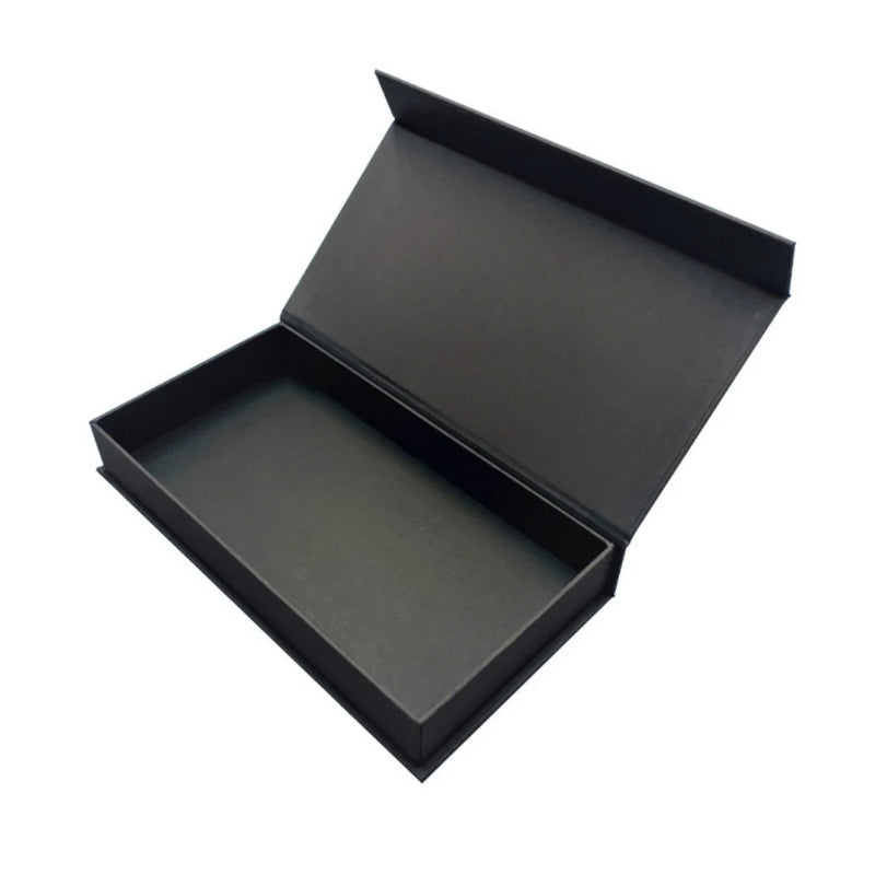 Load image into Gallery viewer, Magnetic Lid Box Packing &amp; Shipping Boxes Rectangle Brown White &amp; Black Color Gift Box 14cm*12cm*4cm
