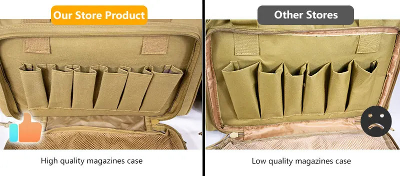 Load image into Gallery viewer, Shooting Range Bag Molle System Outdoor Hunting Accessory Nylon Tactical Gun Case Pack Pistol Tools Shoulder Bag Sniper Black
