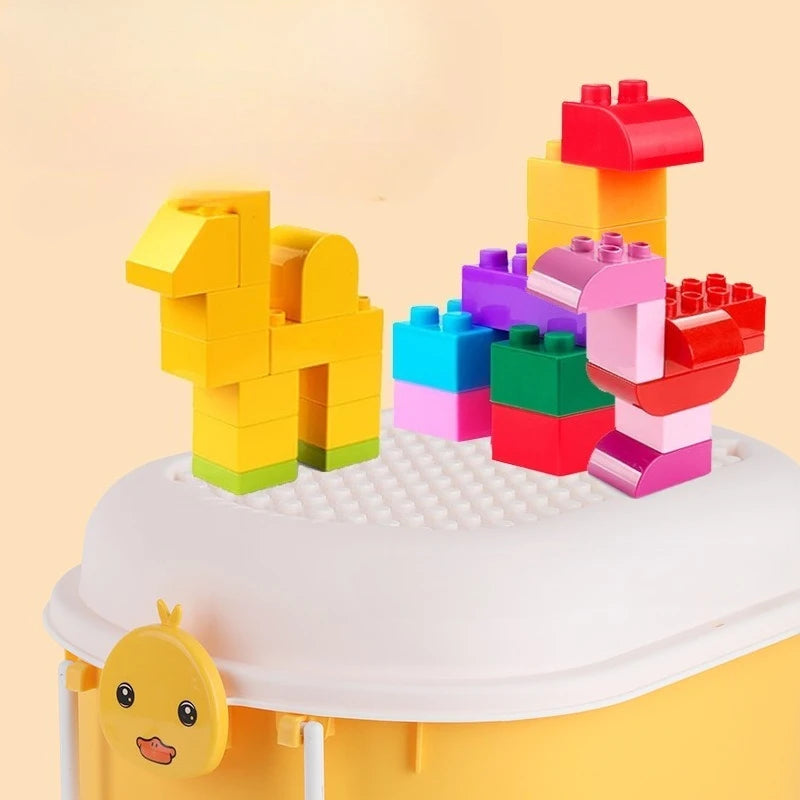 Load image into Gallery viewer, Cartoon Toy Storage Box Organizer for Child Home Snack Clothes Storage Box Large Capacity Multifunctional Plastic Storage Boxes
