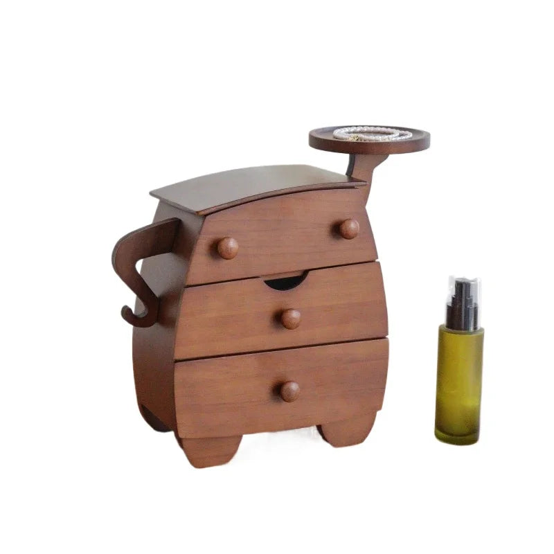 Load image into Gallery viewer, Elegant Wooden Jewelry Box for Rings Necklaces &amp; Earrings High-End Gift for Weddings Housewarmings - Storage Organizer
