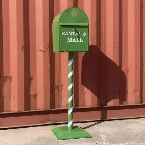 Load image into Gallery viewer, Household Industrial Style Photography Prop Mailbox Retro Christmas Mailboxes Tin Letter Box Vertical Suggestion Box Letter Box
