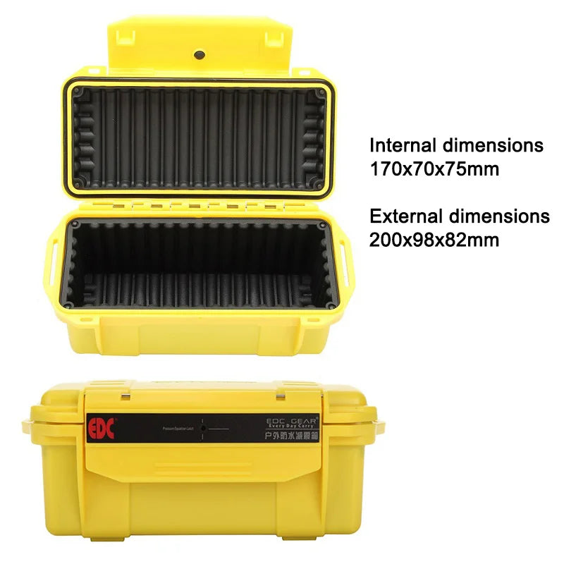 Load image into Gallery viewer, ABS Ammo Box Hunting Safety Bullet Storage Safe Pouch Ammo Can Outdoor Lightweight Ammo Accessory Crate Waterproof Shockproof
