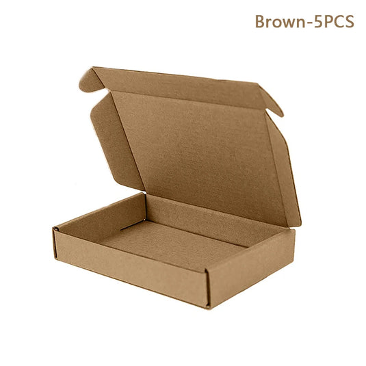 5PCS Shipping Boxes Cardboard Corrugated Mailer Boxes for Packaging Craft Gifts Giving Products for Small Business Wedding Party