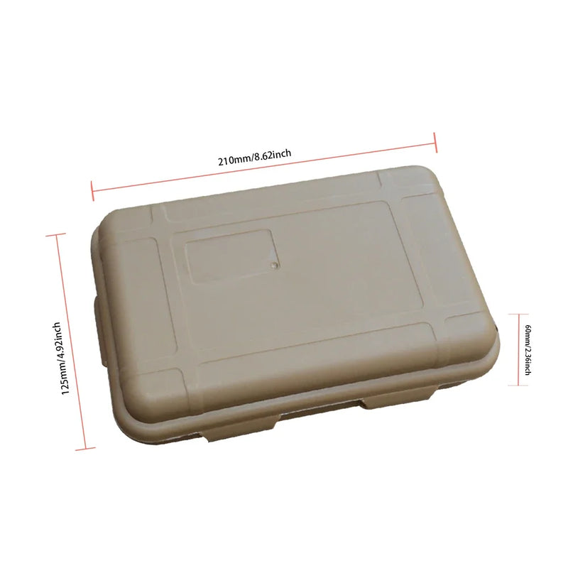 Load image into Gallery viewer, Outdoor Waterproof Survival Sealed Box Dustproof Shockproof Plastic EDC Tools Storage Container Case Fishing Tackle Tools Boxes
