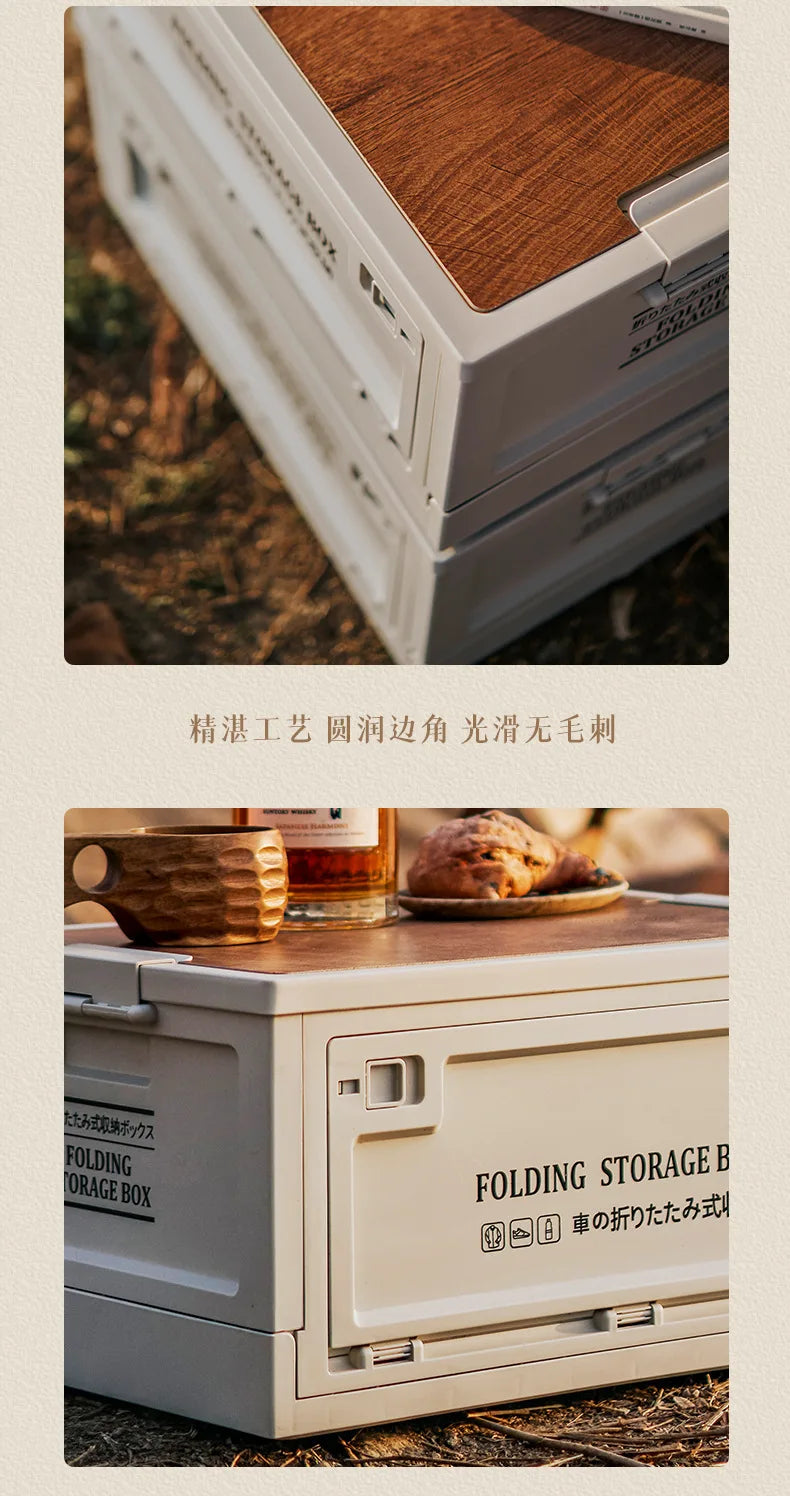 Load image into Gallery viewer, Outdoor Storage Box Side Open Foldable Storage Box Car Trunk Home Camping Box Vehicle Storage Organizer Box
