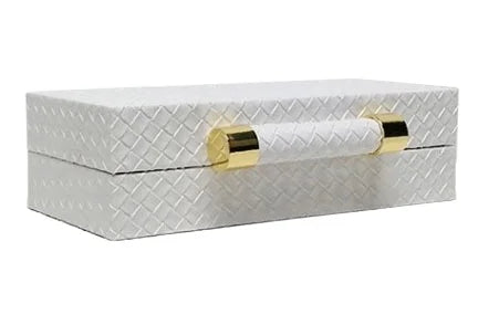Leather Jewelry Box To Store European Style Wooden Frame Organizer Luxury Jewelry Box Empty No Grid Gift Boxes for Present
