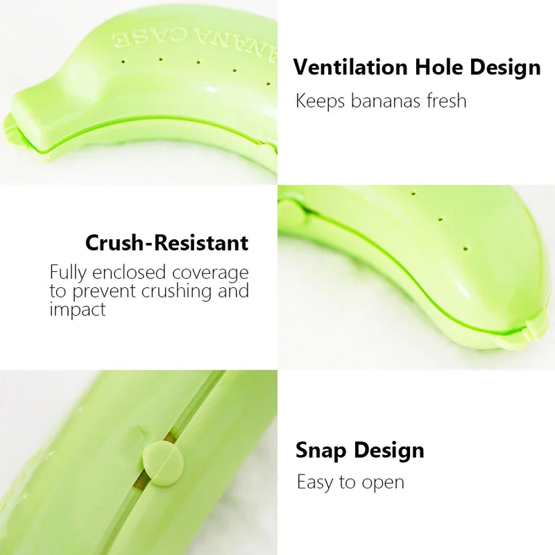 Load image into Gallery viewer, Banana Storage Box for Outdoor Travel Cute  Case Protector  Container Trip  Lunch Fruit Storage  Holder
