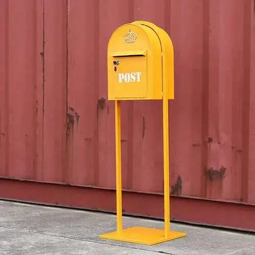 Load image into Gallery viewer, Household Industrial Style Photography Prop Mailbox Retro Christmas Mailboxes Tin Letter Box Vertical Suggestion Box Letter Box
