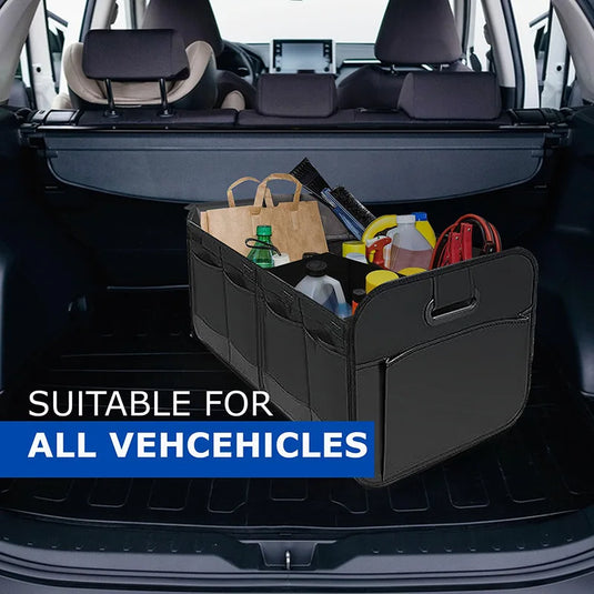 Foldable Car Storage Box Outdoor Waterproof Large Capacity Storage Bag Multifunctional Oxford Cloth Material Car Trunk Tool Box