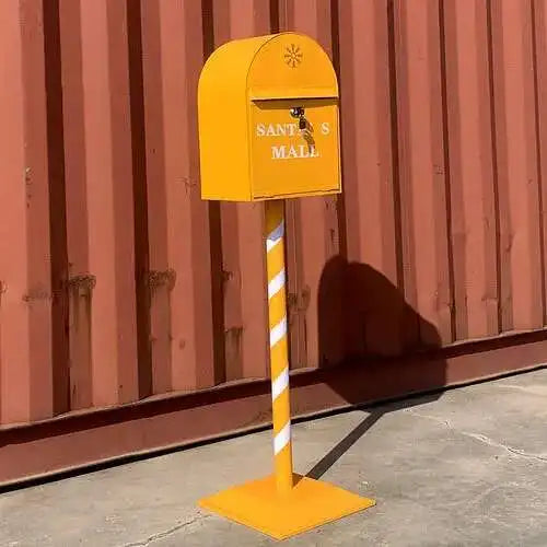 Load image into Gallery viewer, Household Industrial Style Photography Prop Mailbox Retro Christmas Mailboxes Tin Letter Box Vertical Suggestion Box Letter Box
