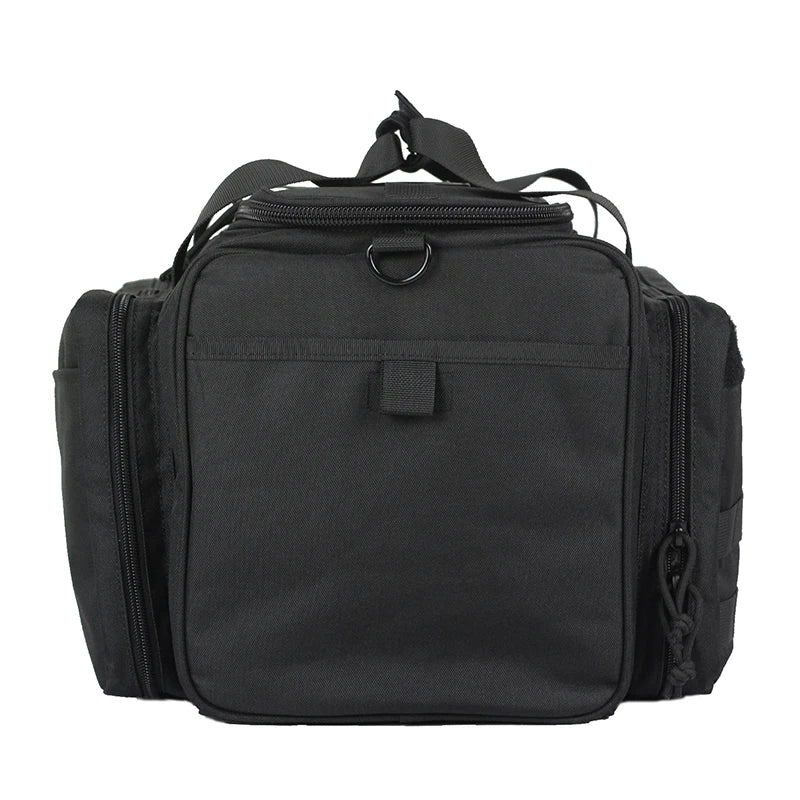 Load image into Gallery viewer, Shooting Range Bag Molle System Outdoor Hunting Accessory Nylon Tactical Gun Case Pack Pistol Tools Shoulder Bag Sniper Black
