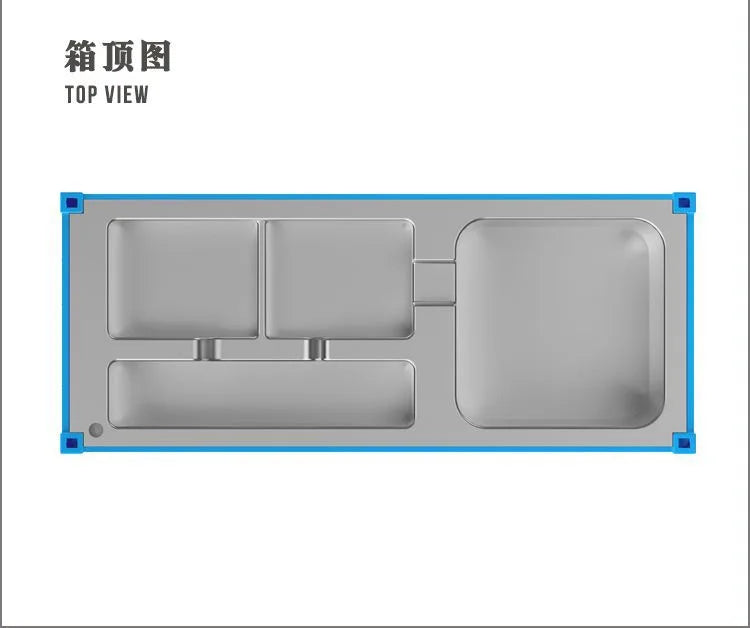 Load image into Gallery viewer, Shipping Container Model, Office Container, Pen Holder Storage Box, Logistics Container, 1:20 Model
