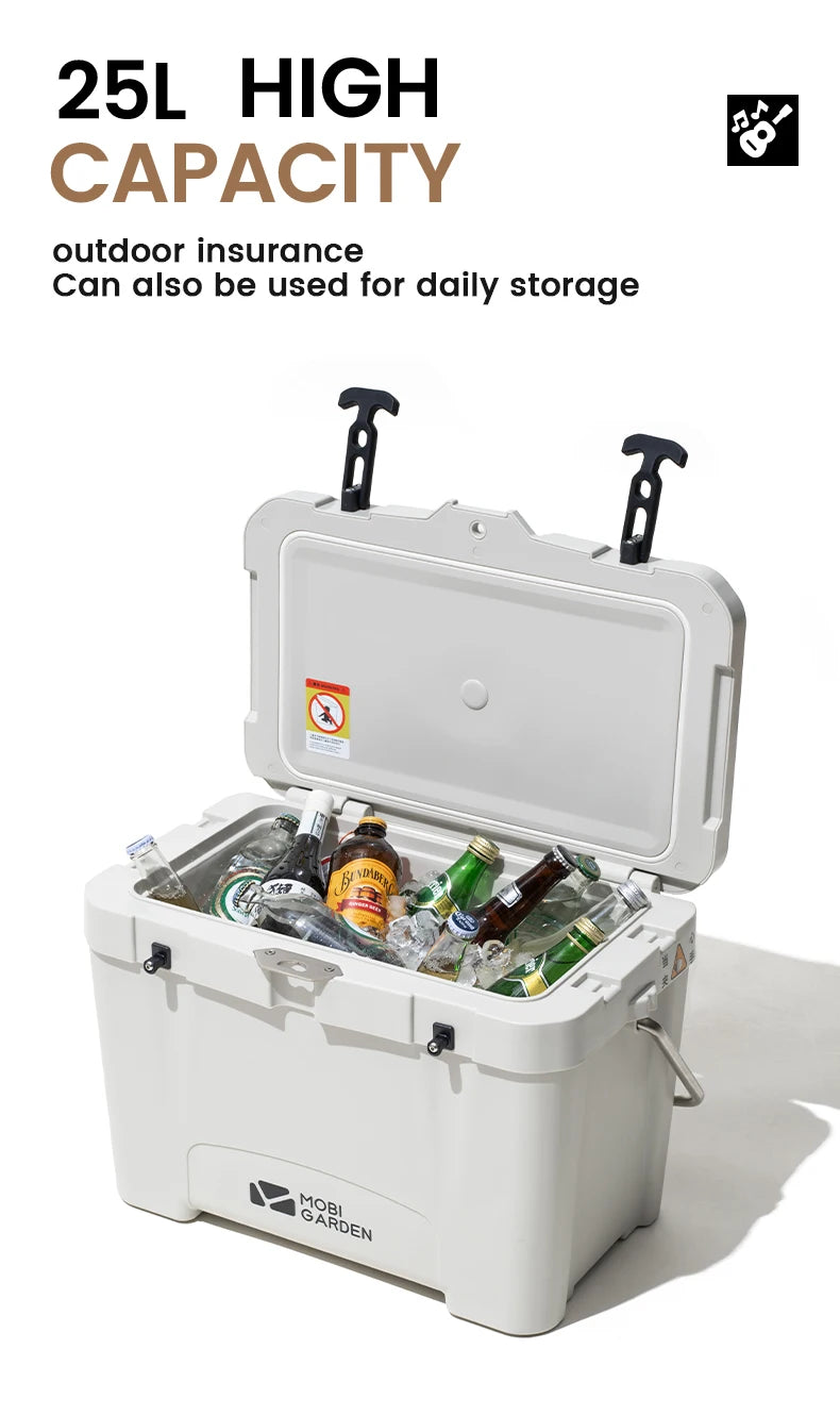 Load image into Gallery viewer, MOBI GARDEN Camping Ice Box 25L Portable Large Capacity Car Refrigerator Food Barbecue Cold Storage Outdoor
