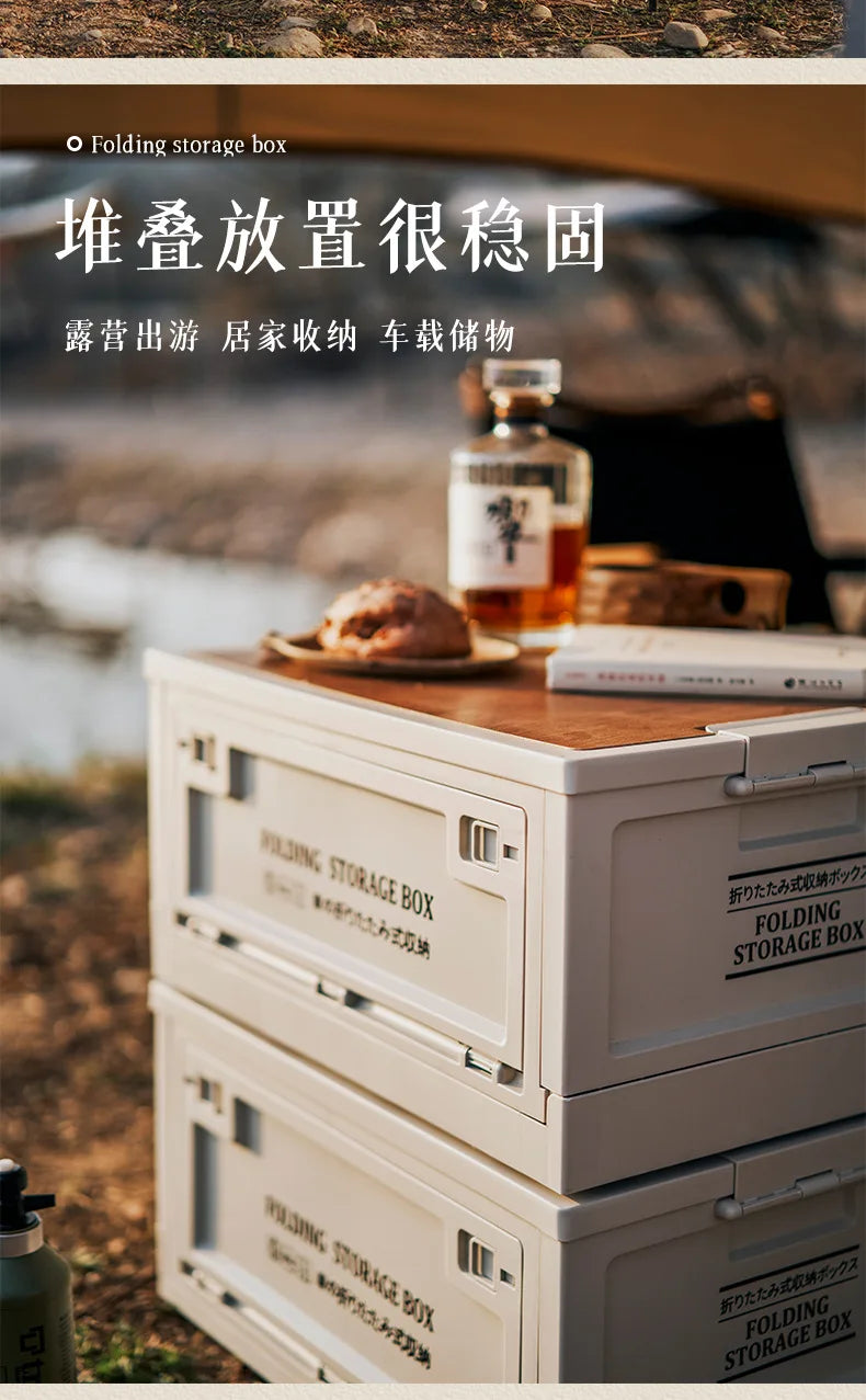 Load image into Gallery viewer, Outdoor Storage Box Side Open Foldable Storage Box Car Trunk Home Camping Box Vehicle Storage Organizer Box
