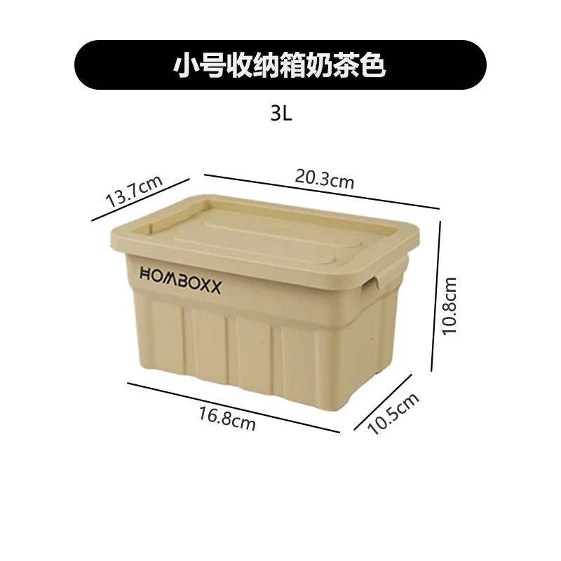 Load image into Gallery viewer, Industrial Style Large Capacity Camping Storage Box Thickened Desktop Organizer for Car Miscellaneous Item Storage
