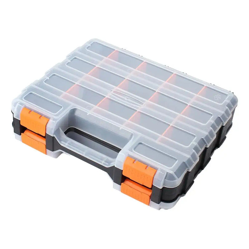 Load image into Gallery viewer, Handheld Tool Box Organizer Sets  Compartment Small Parts Boxes Large Capacity Thickened Plastic Hardware Tool Storage Box
