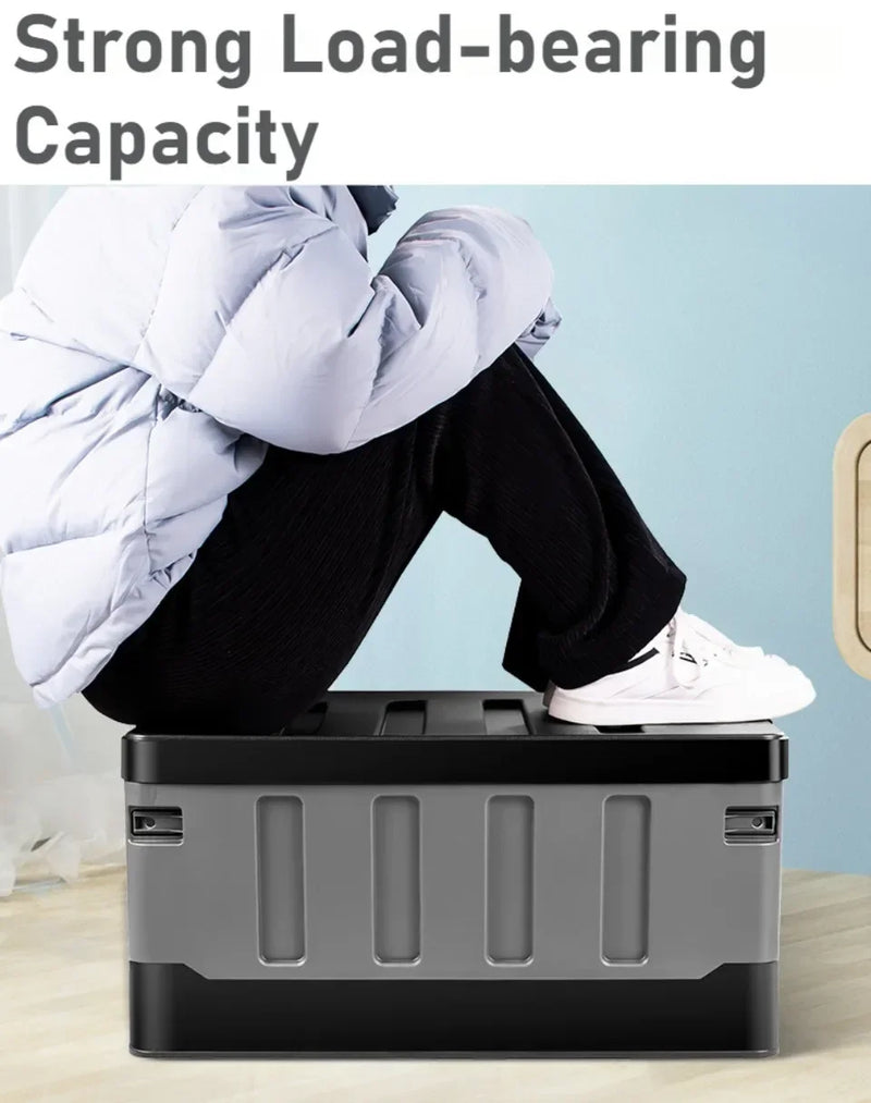 Load image into Gallery viewer, Large Camping Storage Box Portable Waterproof Container Outdoor Storage Case Durable Multi Purpose Foldable Car Trunk Organizer
