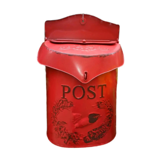 Wall Mounted Mailbox Mail Drop Box Letter Slot Mailbox Post Magazines Box Shabby