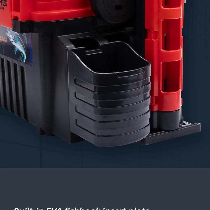Load image into Gallery viewer, Fishingfans 6L 12L Fishing Box Organizer Multi-function Lure Live Fish Bucket Thickening Storage Box Fishing Tackle Box

