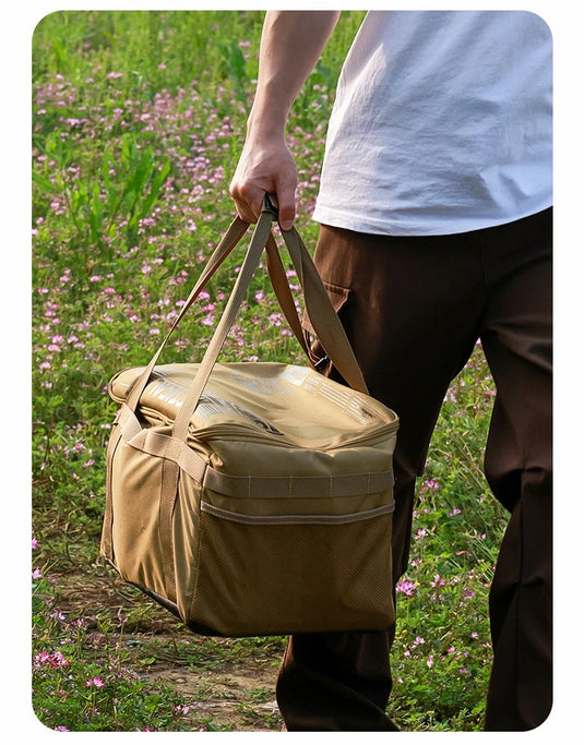 30L Outdoor Storage Bag Large Capacity Folding Storage Box Picnic Camping Hiking Equipment Storage Box Waterproof Organizer