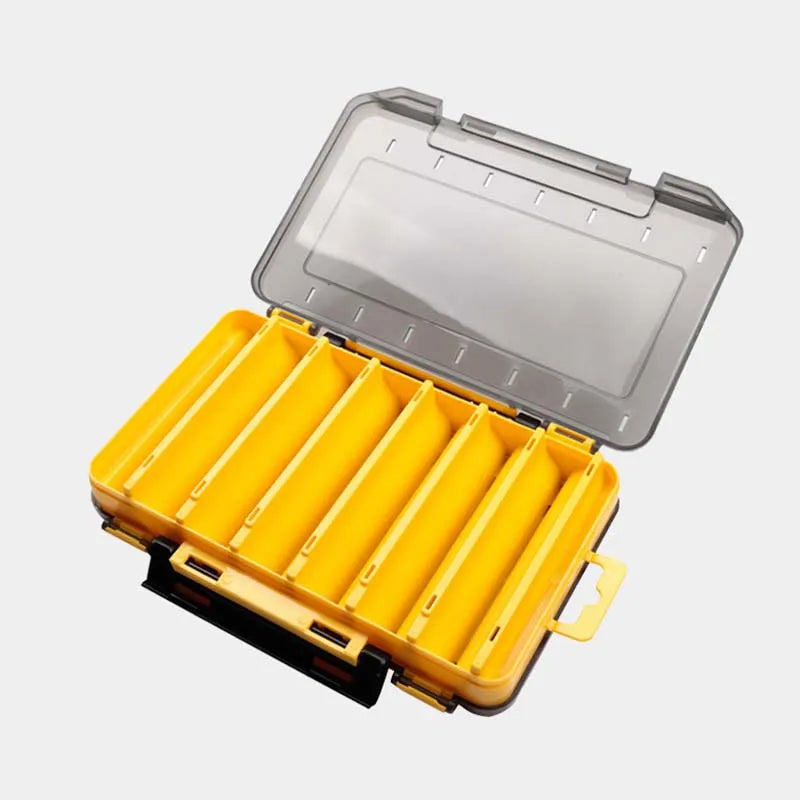 Load image into Gallery viewer, Fishing Tackle box 14 Compartments Fishing Accessories Lure Hook Storage Case Double Sided Fishing Tool organizer boxes
