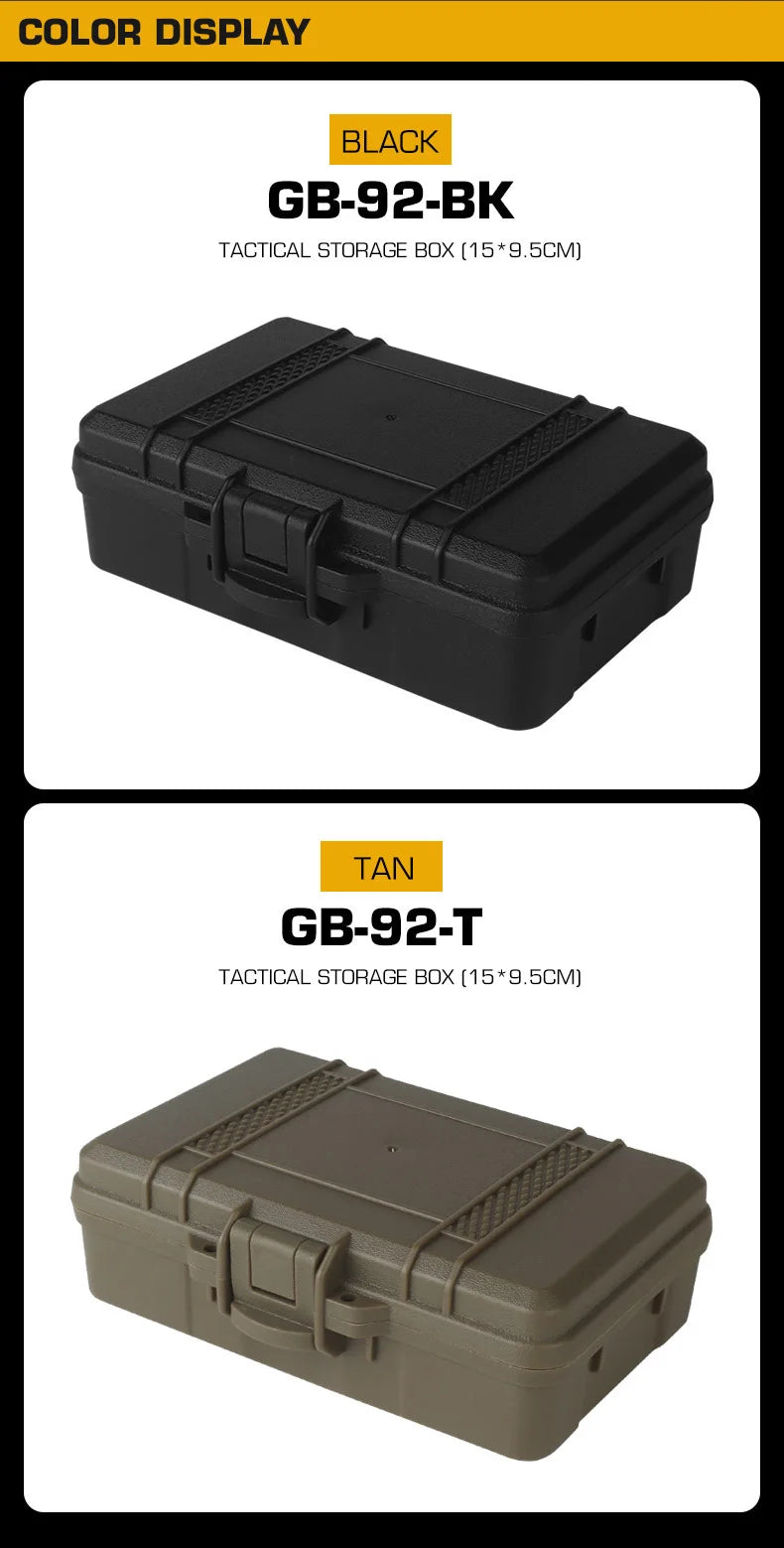 Load image into Gallery viewer, Tactical Equipment Outdoor Shockproof Protection Storage Box Shooting Hunting Laser Box Versatile EDC Flashlight Hard Case
