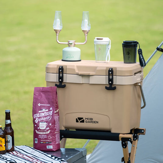 MOBI GARDEN Camping Ice Box 25L Portable Large Capacity Car Refrigerator Food Barbecue Cold Storage Outdoor