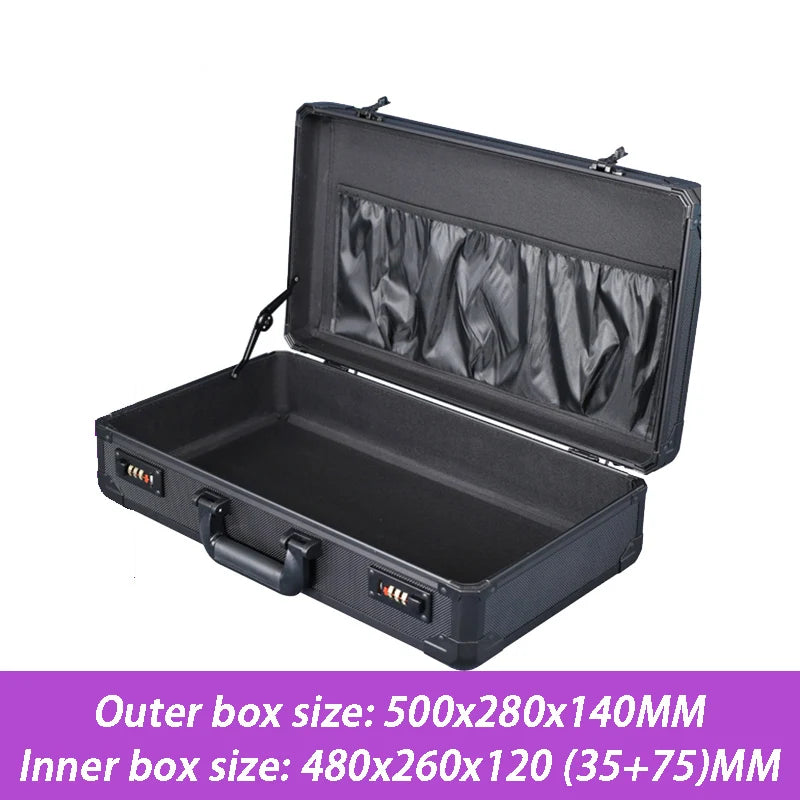 Load image into Gallery viewer, Handheld Tool Box Equipment Safety Protection Boxes File Instrument Storage Password Box Portable Hardware Tool Organizer Boxes
