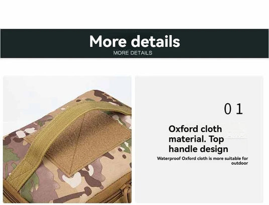 Portable Rifle Cartridge Bag Pistol Ammo Pouches Ammunition Box for Outdoor Hunting Shooting Bullet Storage EDC Handbag