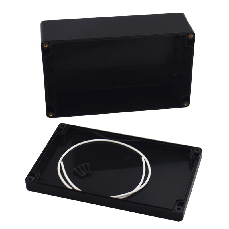 Load image into Gallery viewer, ABS Waterproof Box Housing Electronic Safe Case Plastic Boxes Black Wire Junction Box Plastic Organizer IP67 Waterproof Enclosur
