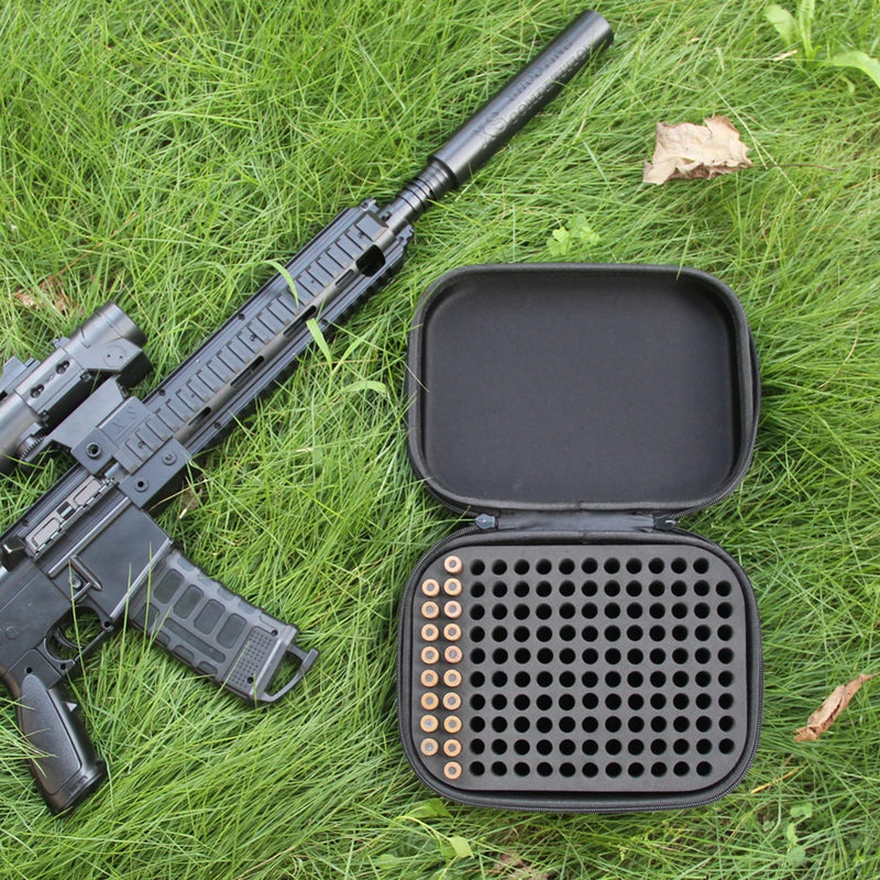 Load image into Gallery viewer, Hunting Tactical Ammo Box 7.62mm Shell Holder Bullet Case 136 Rounds Ammunition Container Rifle Cartridge Carry Storage Box
