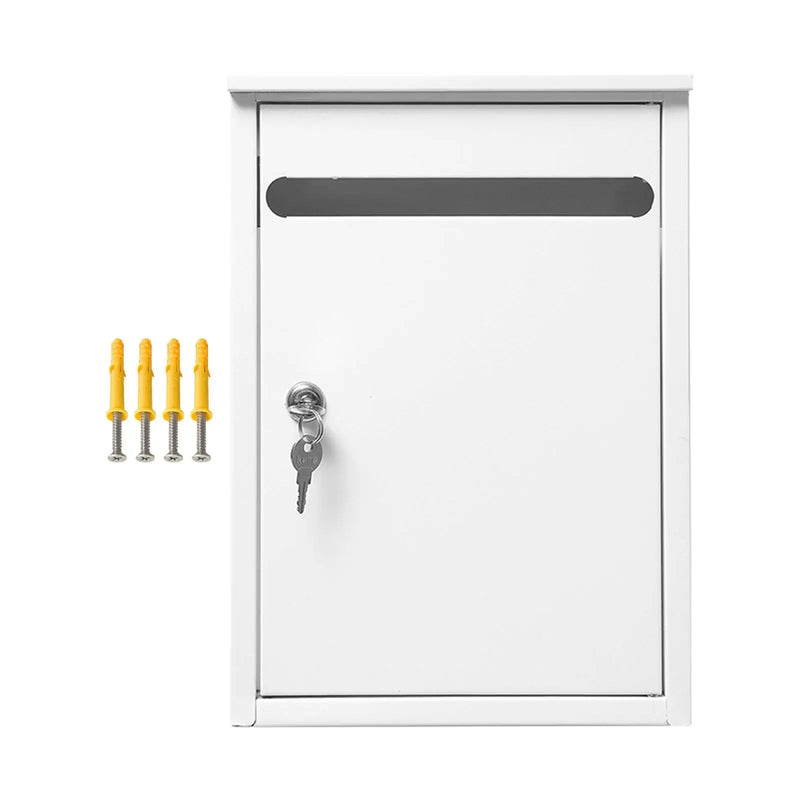 Load image into Gallery viewer, Wall Mount Lockable Mailbox Heavy Duty Package Drop Family Residence Rust Resistant Decorative Office Building Large Drop Box
