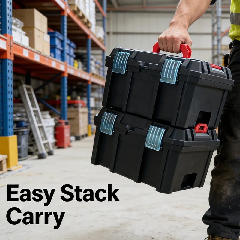 Load image into Gallery viewer, Large Tool Box Hardware Toolbox Home Multifunctional Large Capacity Maintenance Tool Storage Case Hard Case Tool bucket
