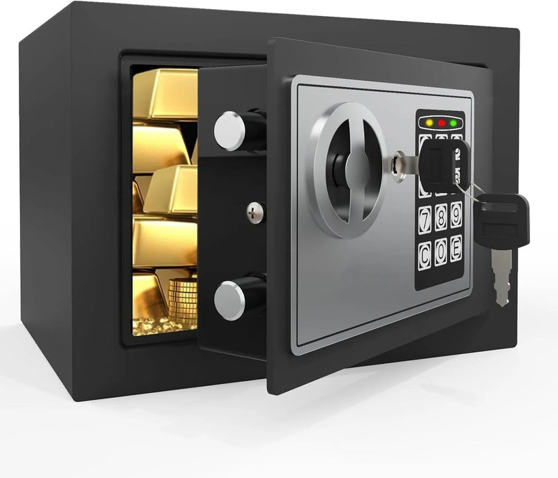 Load image into Gallery viewer, 2026 NEW Electronic Digital Keypad Lock Safe Security Box All Steel for Home Office Password and Key Unlock Safe and Compact
