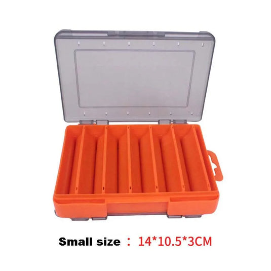Fishing Tackle box 14 Compartments Fishing Accessories Lure Hook Storage Case Double Sided Fishing Tool organizer boxes