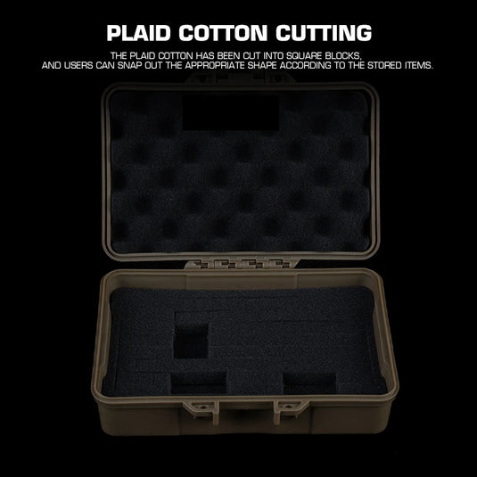 Tactical Equipment Outdoor Shockproof Protection Storage Box Shooting Hunting Laser Box Versatile EDC Flashlight Hard Case