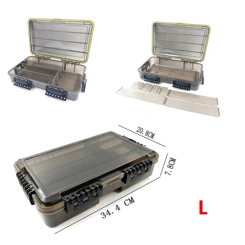 Load image into Gallery viewer, Waterproof Fishing Tackle Box
