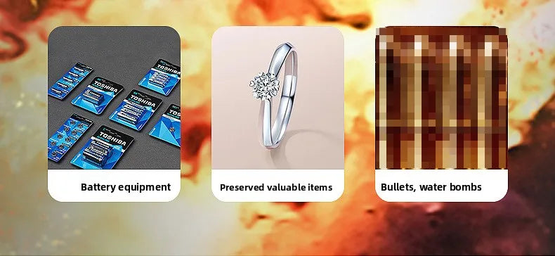 Load image into Gallery viewer, Metal bullet box, iron sheet storage box for hardware tools, small multi-functional protective portable ammunition empty box
