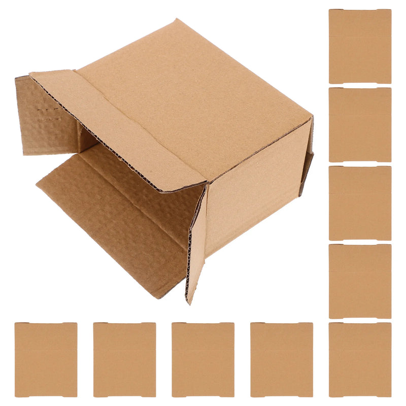 Load image into Gallery viewer, 10Pcs Corrugated Shipping Boxes Heavy Duty Cardboard Packing Moving Storage Small Mailer Boxes for Shipping Moving Box
