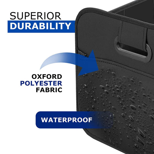 Foldable Car Storage Box Outdoor Waterproof Large Capacity Storage Bag Multifunctional Oxford Cloth Material Car Trunk Tool Box
