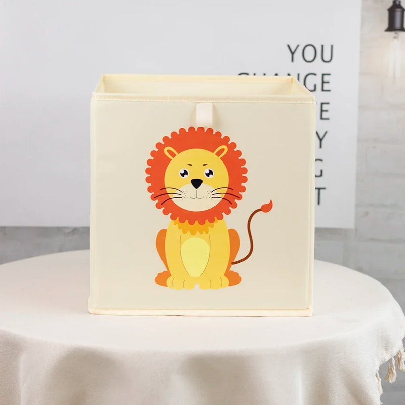 Load image into Gallery viewer, Cartoon Children's Toy Storage Boxes Foldable Oxford Household Storage Basket for Kids Nursery Bedroom Playroom Living Room
