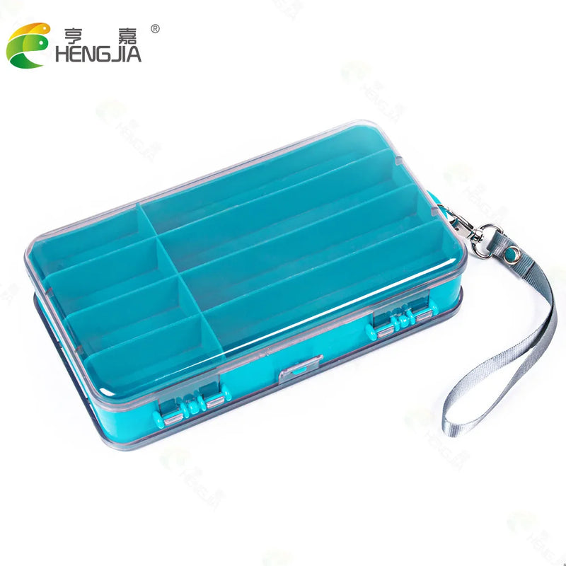 Load image into Gallery viewer, Fishing Bait Box1Double-sided Lure Box Colorful Transparent Storage Box Fishing Gear Accessories Bait Box

